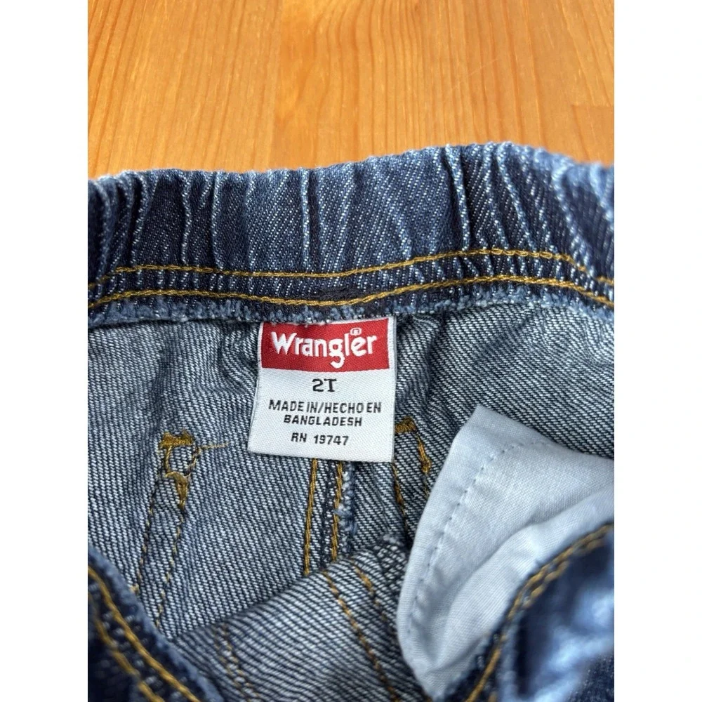 Wrangler 2Pc Toddler Jeans and Button Down Shirt Set Size 2T